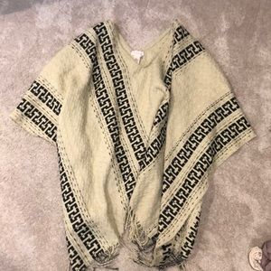 Free people poncho